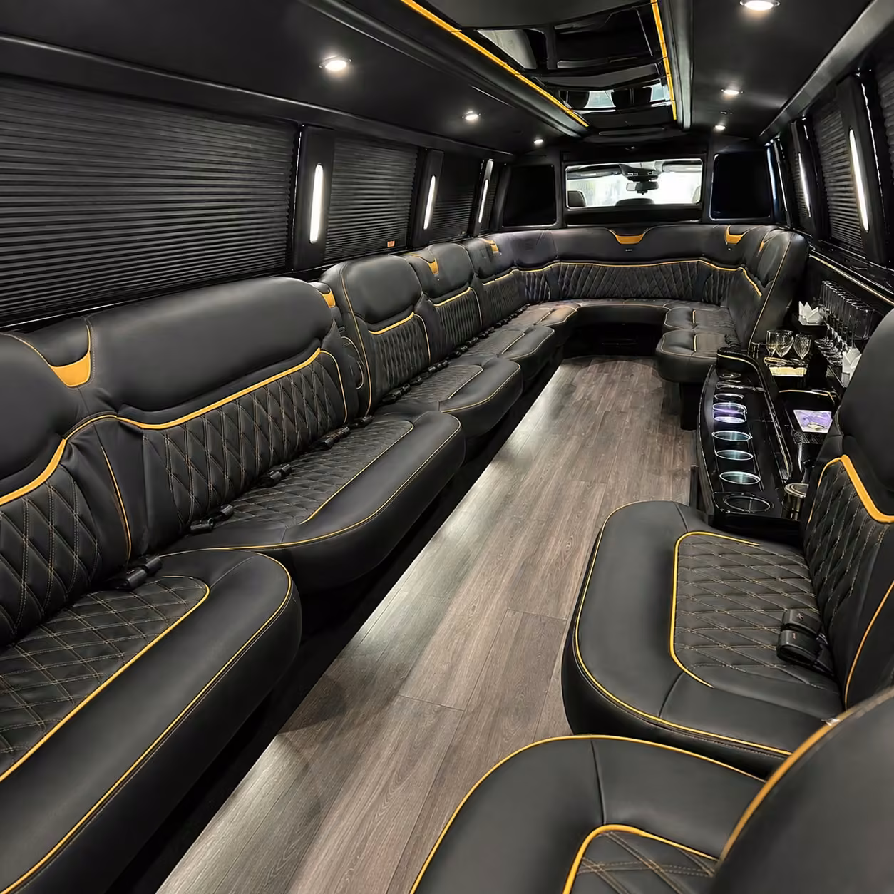 hummer limo interior