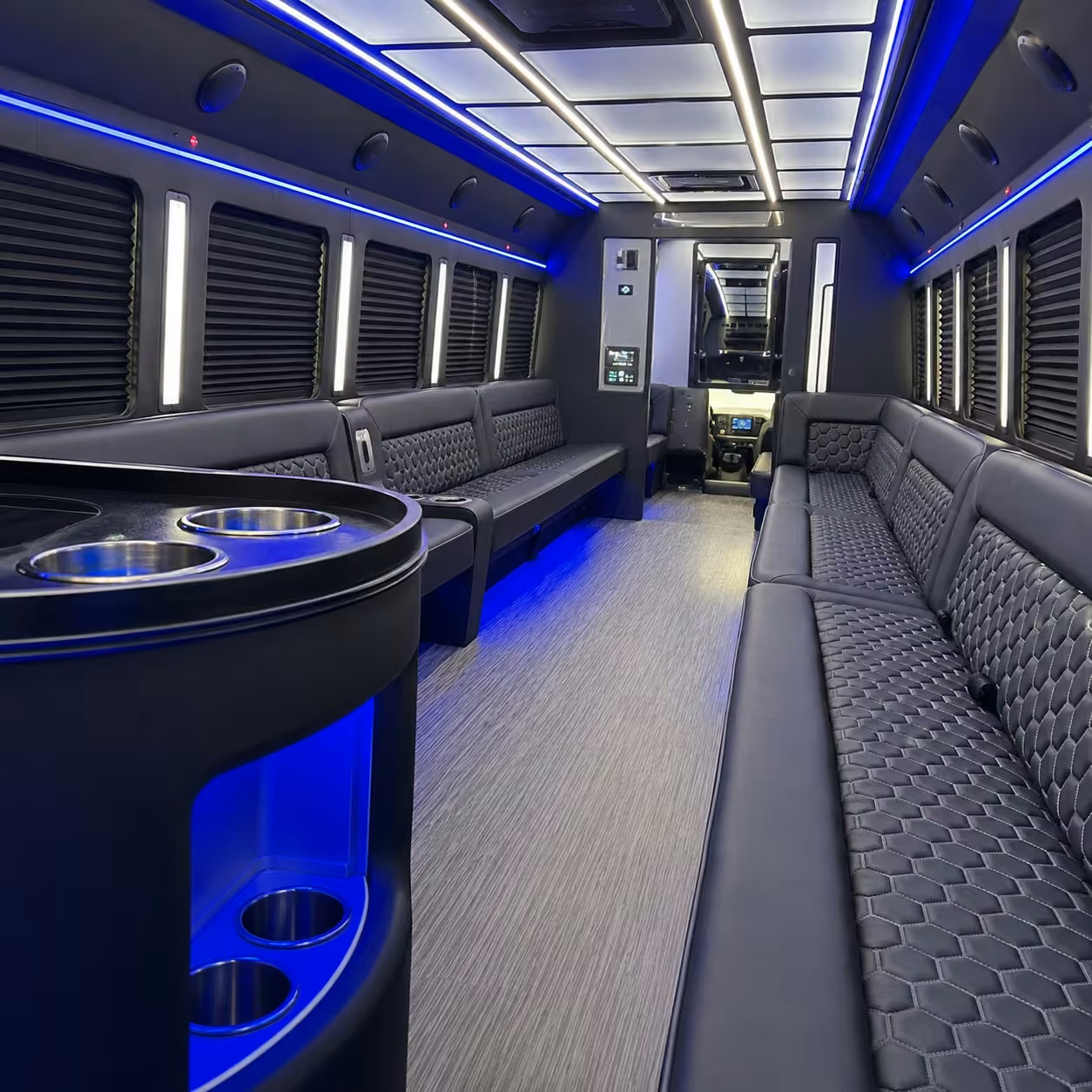 miami party bus interior